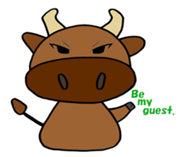 Two cows (English) sticker #3045809