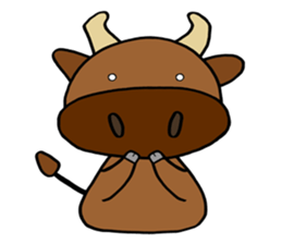 Two cows (English) sticker #3045810