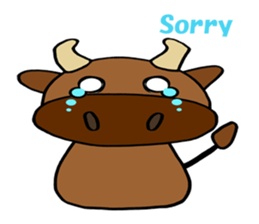 Two cows (English) sticker #3045813