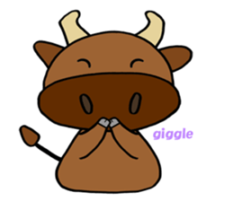 Two cows (English) sticker #3045822