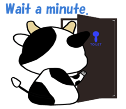 Two cows (English) sticker #3045824