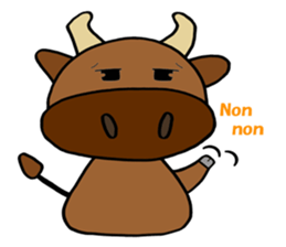 Two cows (English) sticker #3045825