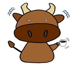 Two cows (English) sticker #3045828