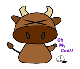 Two cows (English) sticker #3045829