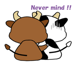 Two cows (English) sticker #3045831
