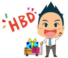 Mr.Tina (My Boss) sticker #3046077