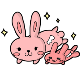 Friendly Rabbit sticker #3046399