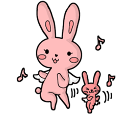 Friendly Rabbit sticker #3046413