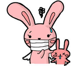Friendly Rabbit sticker #3046429