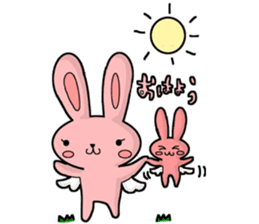 Friendly Rabbit sticker #3046431