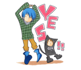 An older brother and younger brother sticker #3046835