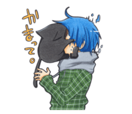 An older brother and younger brother sticker #3046838