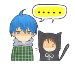 An older brother and younger brother sticker #3046850