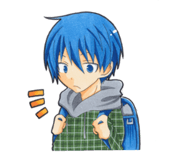 An older brother and younger brother sticker #3046851