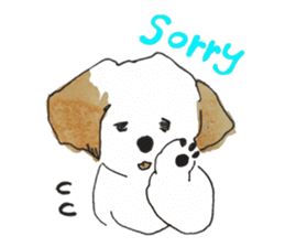 Feeling of the Shih Tzu (English) sticker #3047063