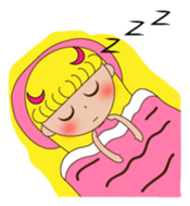 Yellow the little girl sticker #3047384