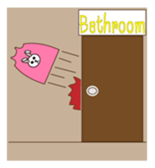 Yellow the little girl sticker #3047386