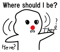 POKKUN go snowboarding in ski by English sticker #3047570