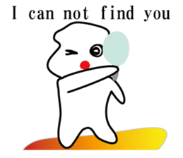 POKKUN go snowboarding in ski by English sticker #3047572