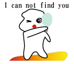 POKKUN go snowboarding in ski by English sticker #3047572