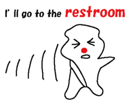 POKKUN go snowboarding in ski by English sticker #3047577