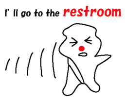 POKKUN go snowboarding in ski by English sticker #3047577