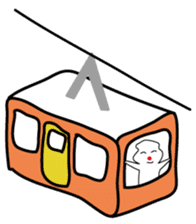 POKKUN go snowboarding in ski by English sticker #3047580