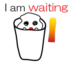 POKKUN go snowboarding in ski by English sticker #3047582