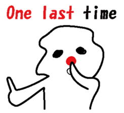 POKKUN go snowboarding in ski by English sticker #3047587