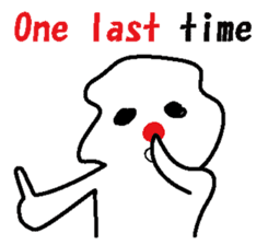 POKKUN go snowboarding in ski by English sticker #3047587