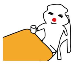 POKKUN go snowboarding in ski by English sticker #3047592