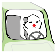 POKKUN go snowboarding in ski by English sticker #3047594