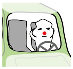 POKKUN go snowboarding in ski by English sticker #3047594