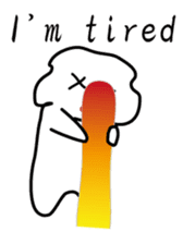 POKKUN go snowboarding in ski by English sticker #3047595