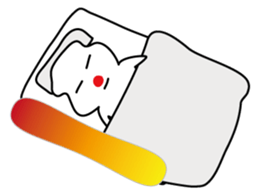 POKKUN go snowboarding in ski by English sticker #3047597