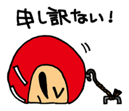 I'm with Mr. daruma doll. sticker #3047692