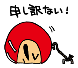 I'm with Mr. daruma doll. sticker #3047692