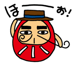 I'm with Mr. daruma doll. sticker #3047711