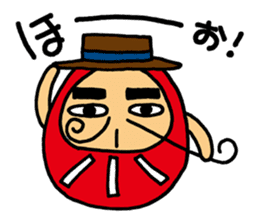 I'm with Mr. daruma doll. sticker #3047711