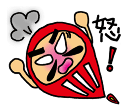 I'm with Mr. daruma doll. sticker #3047712