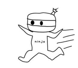 Ninja-kun Sticker sticker #3048221