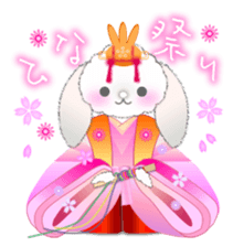 Message of a lop eared rabbit 1 sticker #3048517