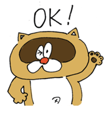 raccooncat sticker #3049653