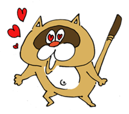 raccooncat sticker #3049657