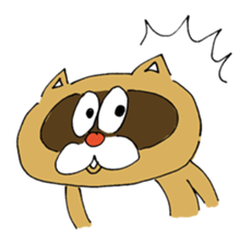 raccooncat sticker #3049671