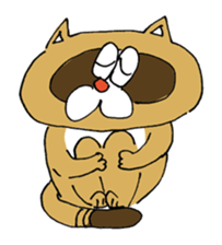 raccooncat sticker #3049673