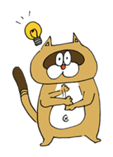 raccooncat sticker #3049679