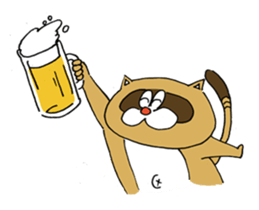 raccooncat sticker #3049685