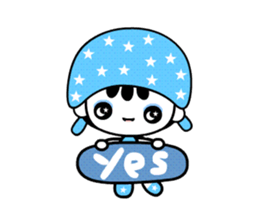 Sunny girl sticker #3049818