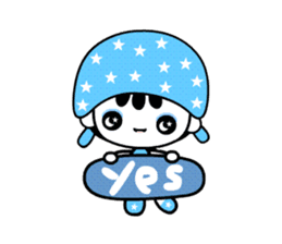 Sunny girl sticker #3049818